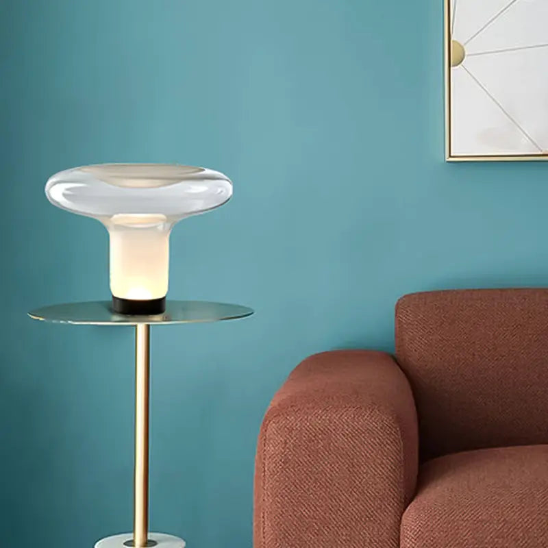 Italian Designer Glass Table Lamp for Luxury Decor