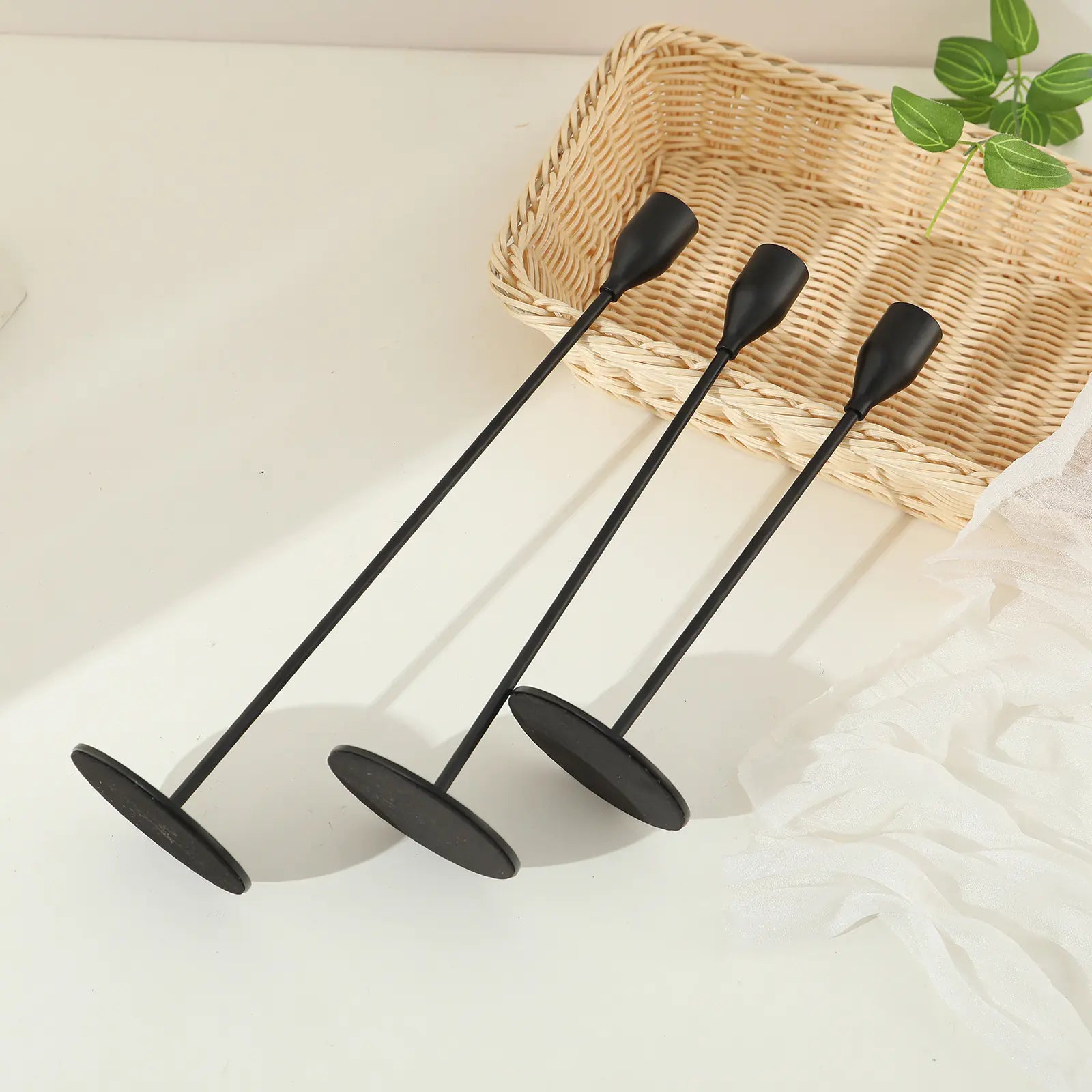 Nordic Vintage Candle Holder for Elegant Dining Decor