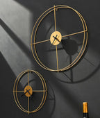 Modern Iron Art Clock for Living Room Use