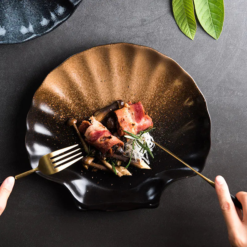 Creative Japanese Ceramic Plates for Home Use