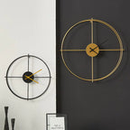 Modern Iron Art Clock for Living Room Use