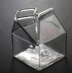 Square Milk Box Glass Cup