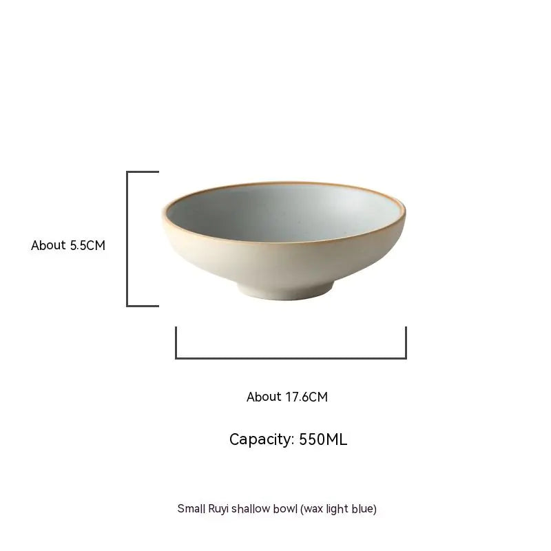 Large Ceramic Restaurant Bowl Set