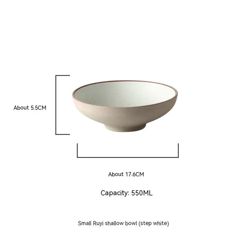 Large Ceramic Restaurant Bowl Set