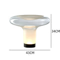 Italian Designer Glass Table Lamp for Luxury Decor