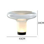 Italian Designer Glass Table Lamp for Luxury Decor
