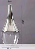 Modern Minimalist Glass Flower Vase for Home Decor