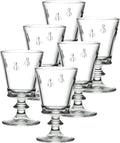 La Rochere Napoleon Bee Stemmed Wine Glass Set of 6 – Vintage Wine Glasses – La Rochere Bee Glassware Sets (12 oz)