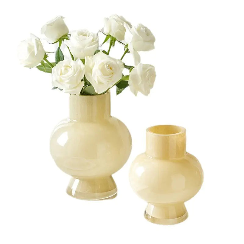 Luxury Vintage Glass Vase for Elegant Floral Decor