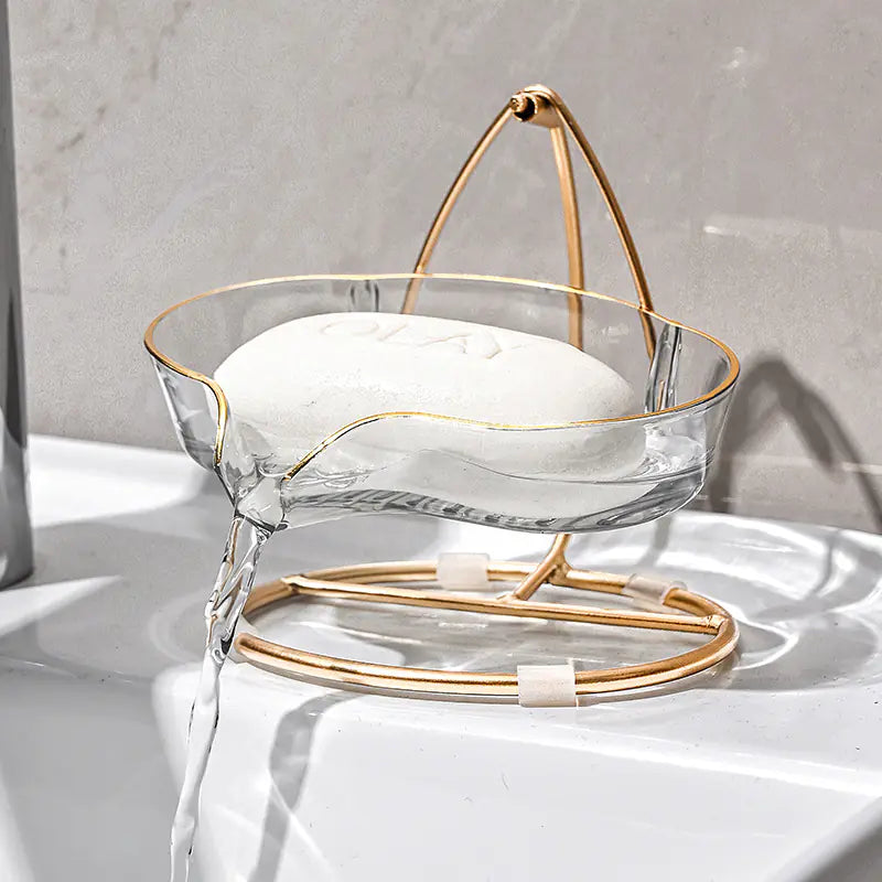 Luxury Swing Soap Holder with Drainage for Home Use