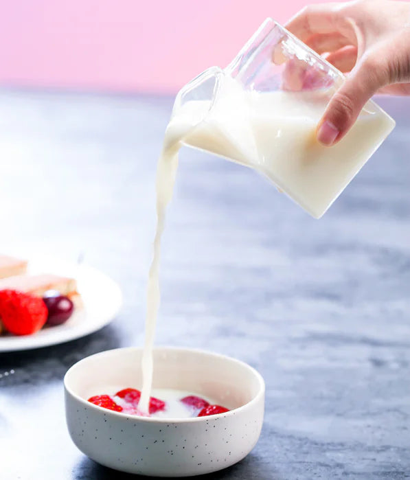 Square Milk Box Glass Cup