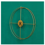 Modern Iron Art Clock for Living Room Use