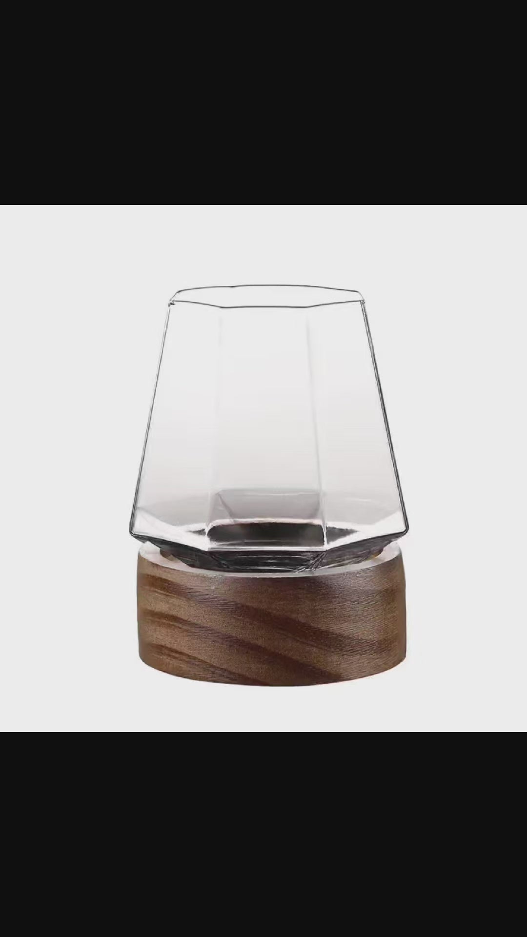 Octagonal Diamond Handmade Wine Glass Tumbler