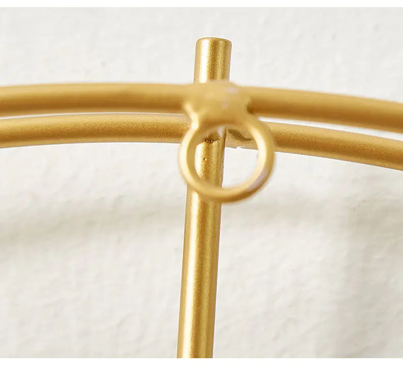 Modern Iron Art Clock for Living Room Use