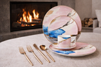 Aurum Blush Dinner Set