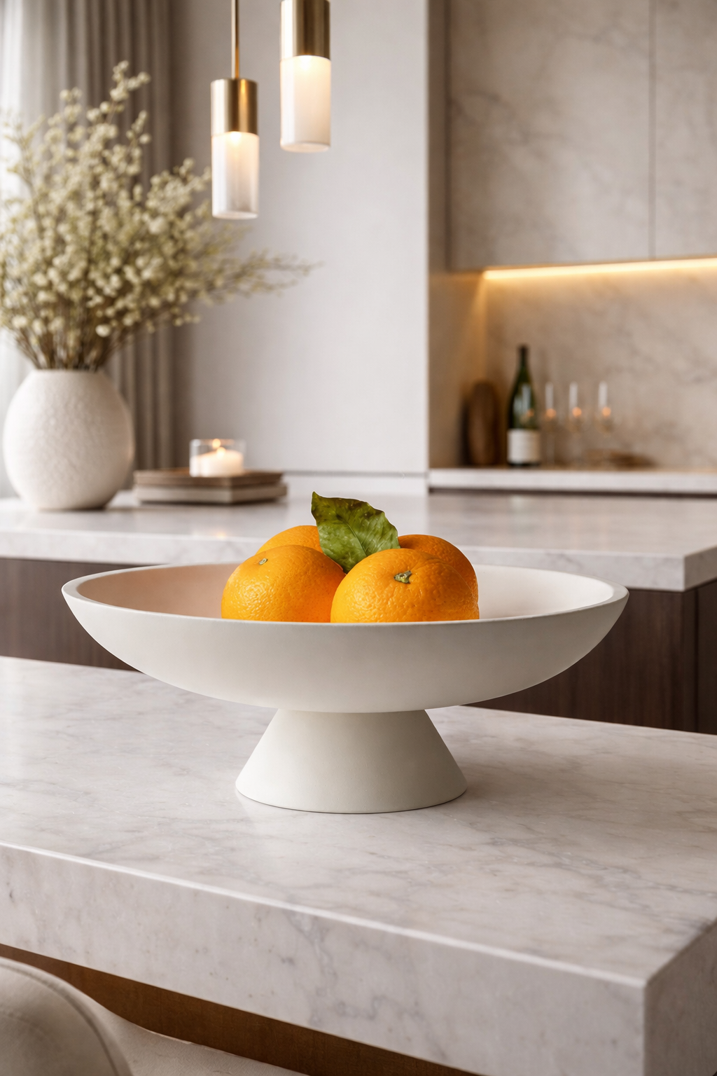 Concrete Fruit Bowl for Kitchen Counter