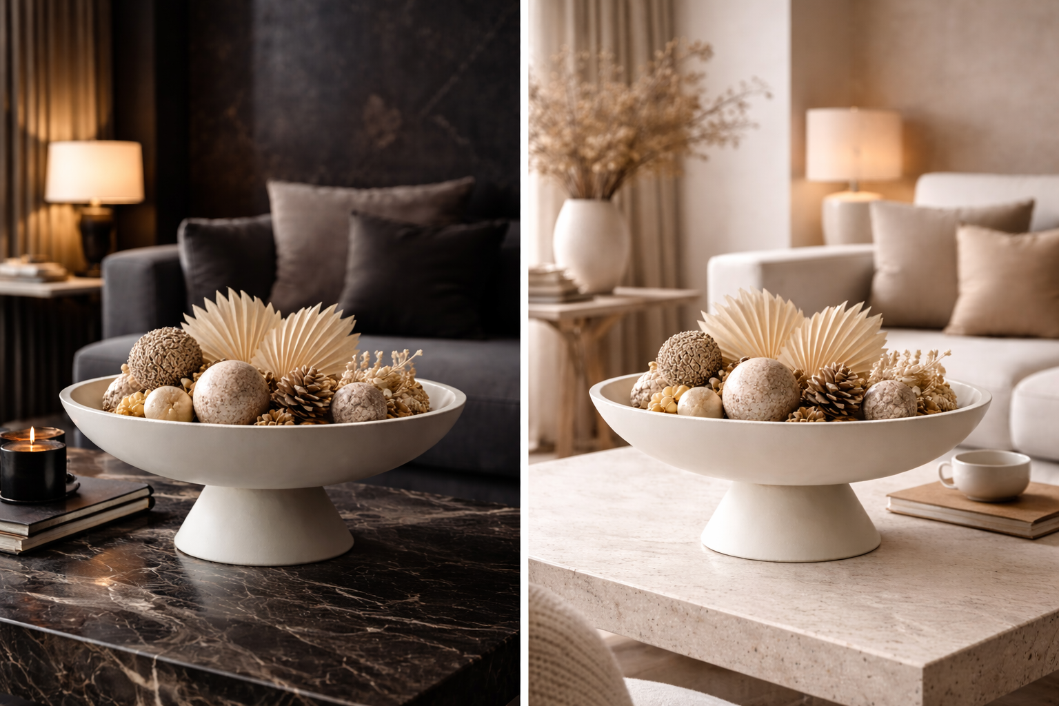 Concrete Fruit Bowl for Kitchen Counter