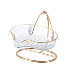 Luxury Swing Soap Holder with Drainage for Home Use