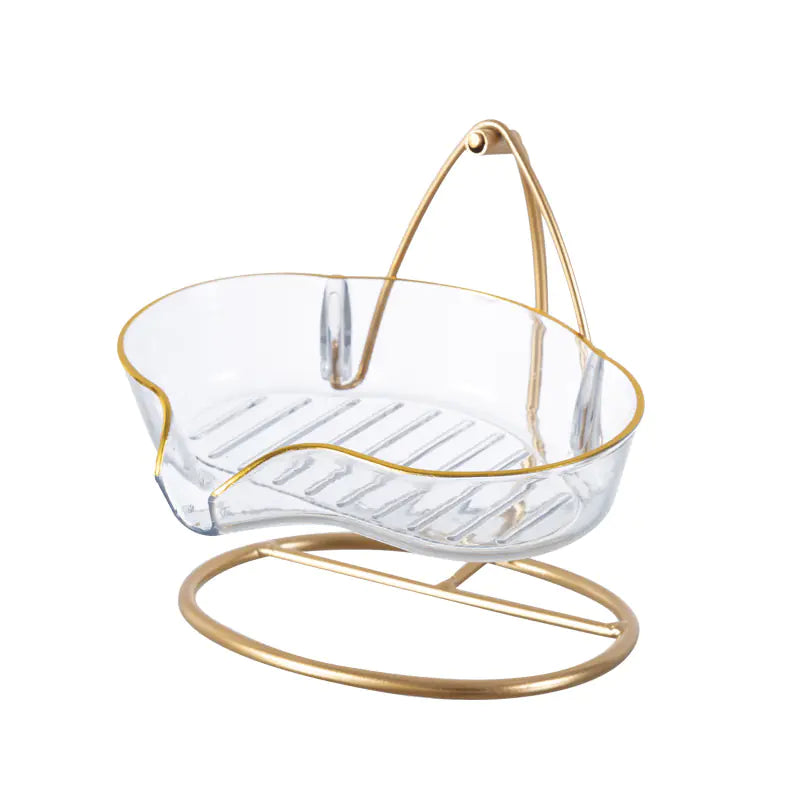 Luxury Swing Soap Holder with Drainage for Home Use