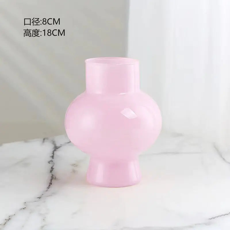 Luxury Vintage Glass Vase for Elegant Floral Decor