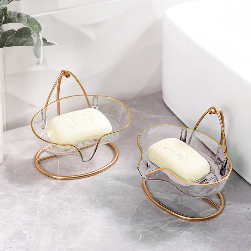 Luxury Swing Soap Holder with Drainage for Home Use