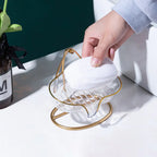 Luxury Swing Soap Holder with Drainage for Home Use