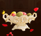 Hand-painted Ceramic Fruit Bowl and Wall Plate