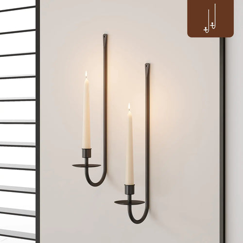 Aurum Noir Wall Sconce — Set of 2